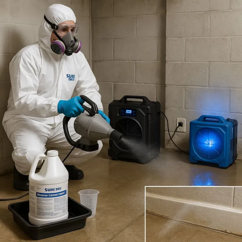 Sanitization and Odor Removal process in Pikesville, MD